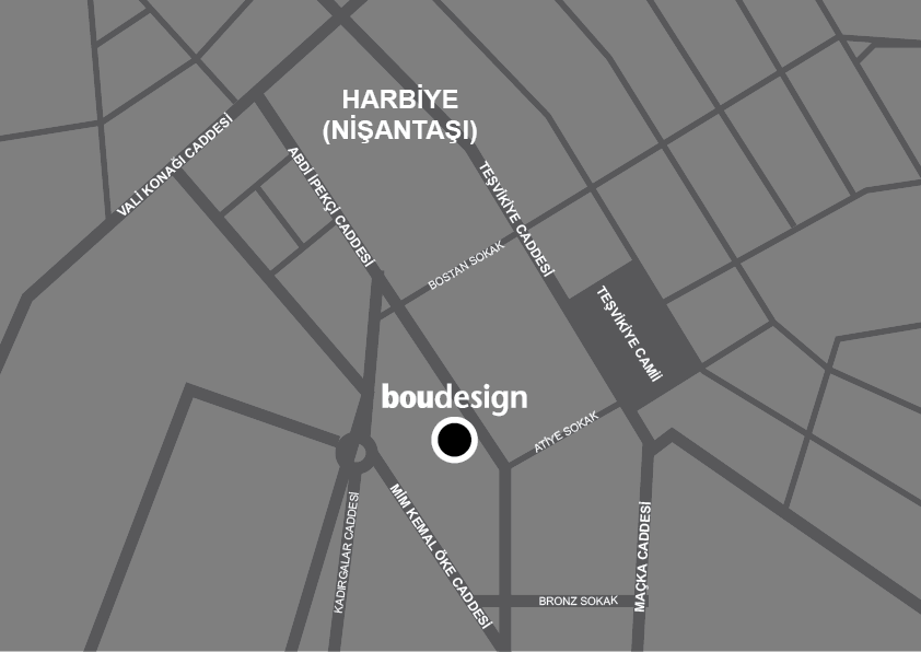 Boudesign - map  Nişantaşı-
